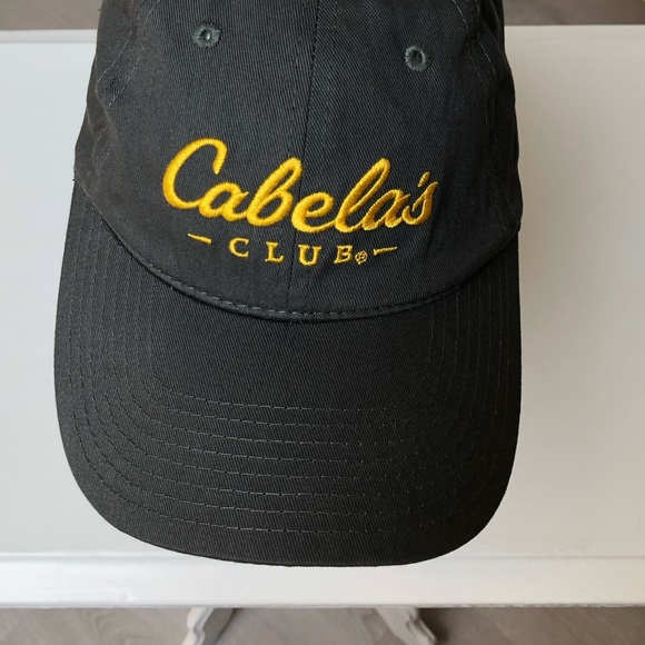 Cabela’s Club Grey Logo Baseball Cap Hat - Picture 3 of 10